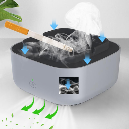 Posa cenere e aspira fumo